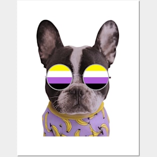 Non Binary Dog Lover, LGBTQ Awareness, ENBY Pride Posters and Art